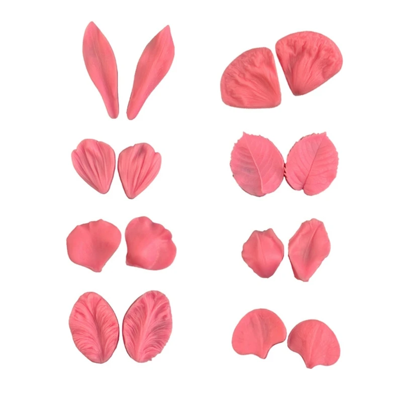 Leaves Mousse Silicone Mold Fondant Cake Border Mould Chocolate Mould Cake Decor Tools Kitchen Baking Dropshipping