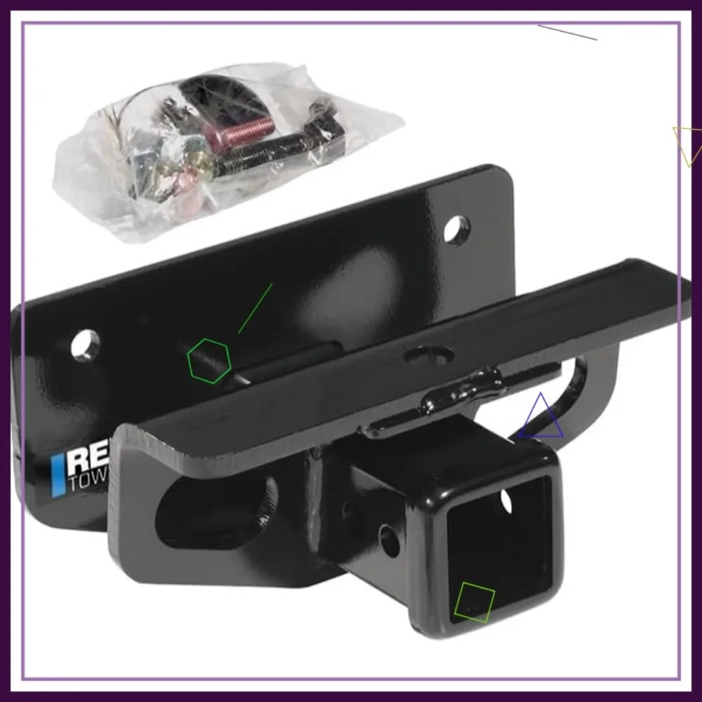 

Class IV 2" Rear Receiver Trailer Hitch for Dodge Ram 1500, 2500, 3500 Models, Black Finish
