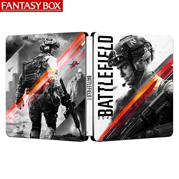 Battlefield 2042 Weiss Edition Steelbook ONi Fantasy Box (Game disc not included)
