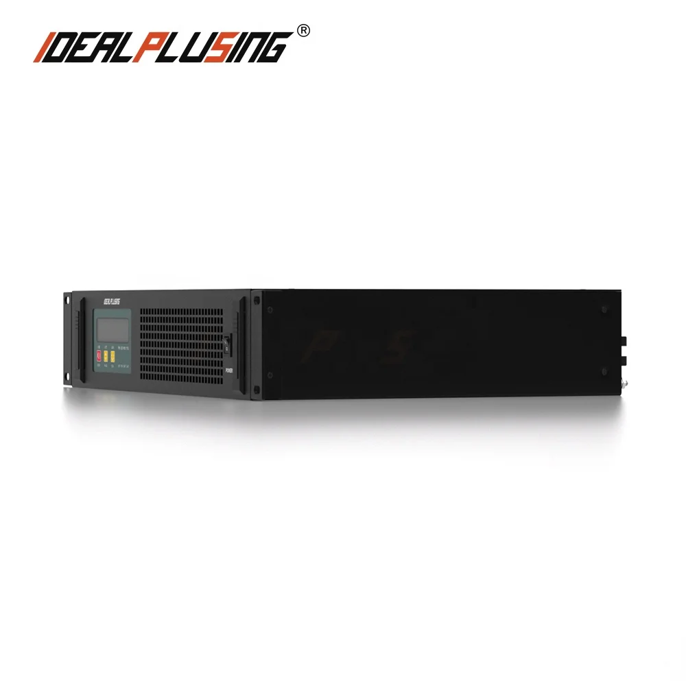 Factory cusmized LCD display 19-inch rack 4800w pure sine wave inverter 220v   dc  ac 6kva With large capacity output