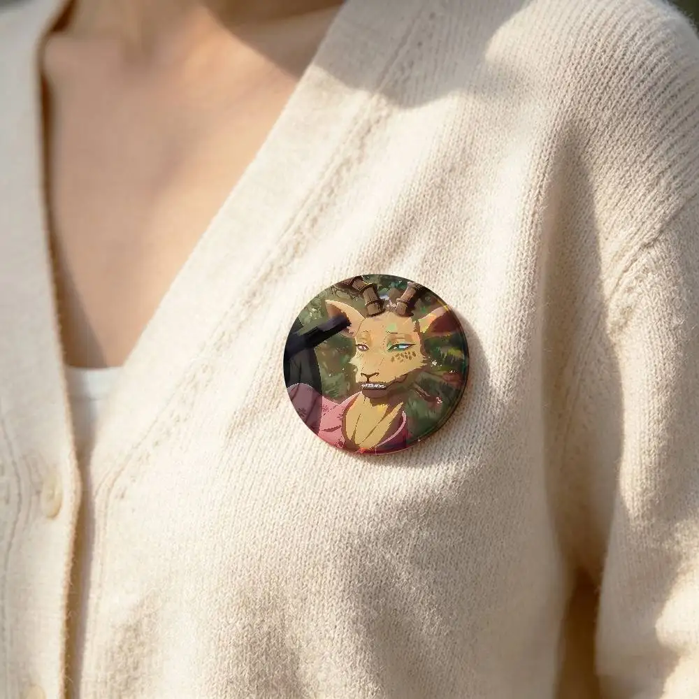 Anime B-BEASTARS Badge Pins For Friend, Backpack, Clothing, Collectible Accessories, Jewelry Gift