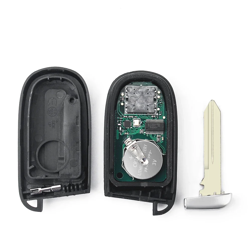 KEYYOU พร้อมแบตเตอรี่ GQ4-54T 4A PCF7953M 433MHz กุญแจรีโมทรถยนต์แบบ Proximity สำหรับรถจี๊ป เชอโรกี ดูรังโก ไครสเลอร์ ปี 2014 - 2020