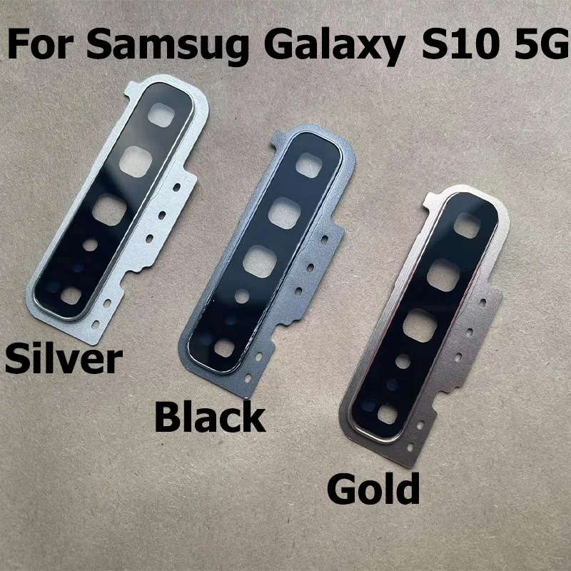 For Samsung Galaxy S10 5G Housing Back Camera Glass Lens With Cover Frame Holder Replacement