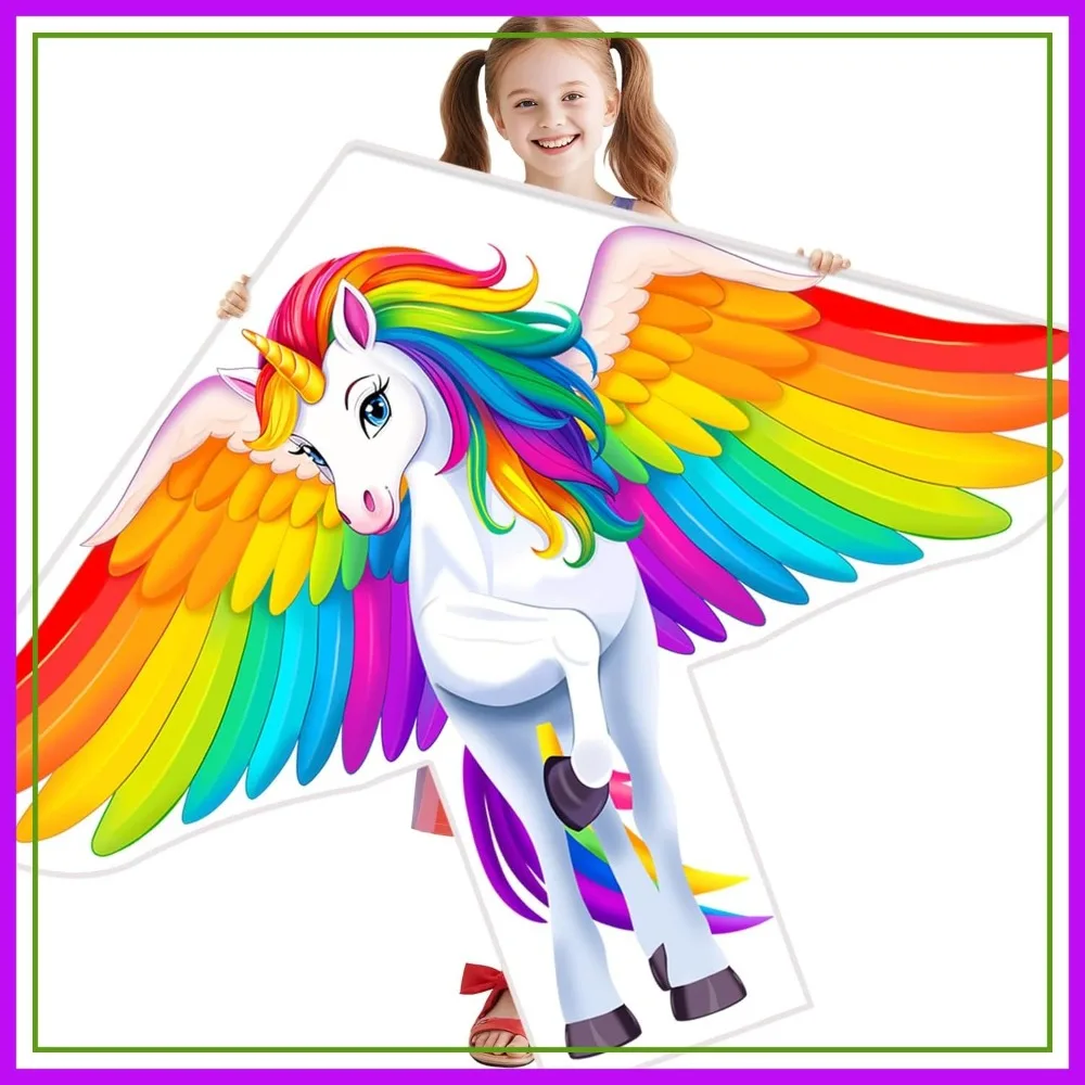 

Large Kite for Adults, Easy to Fly Beach Kites with Handle and String, Perfect for Beginners, Outdoor Flying Fun