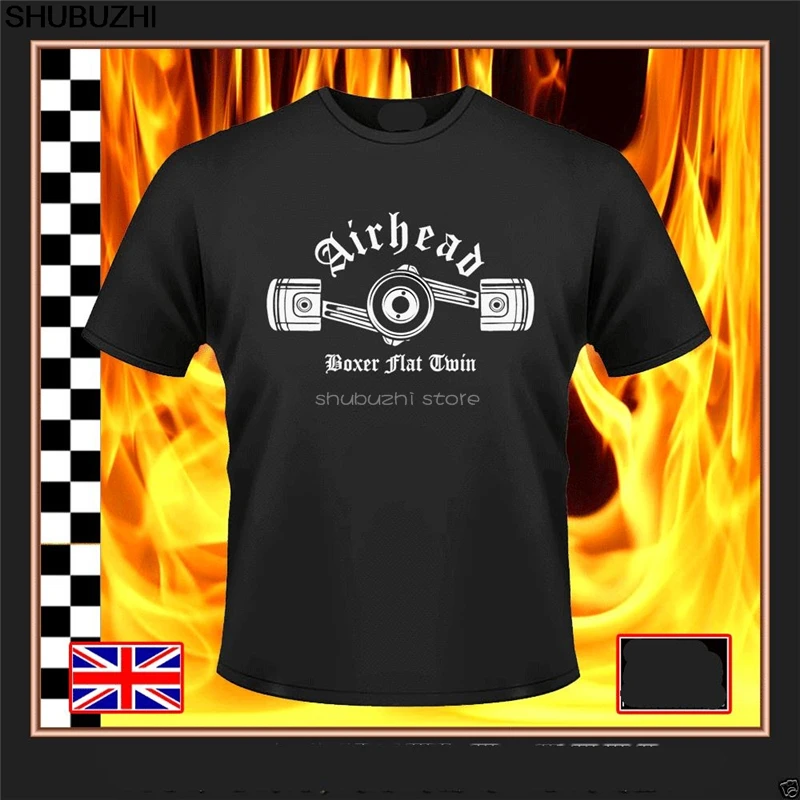 Camiseta de algodón para motorista, prenda de vestir, divertida, fresca, Airhead R65, R75, Boxer, Twin Cafe Racer, sbz5606