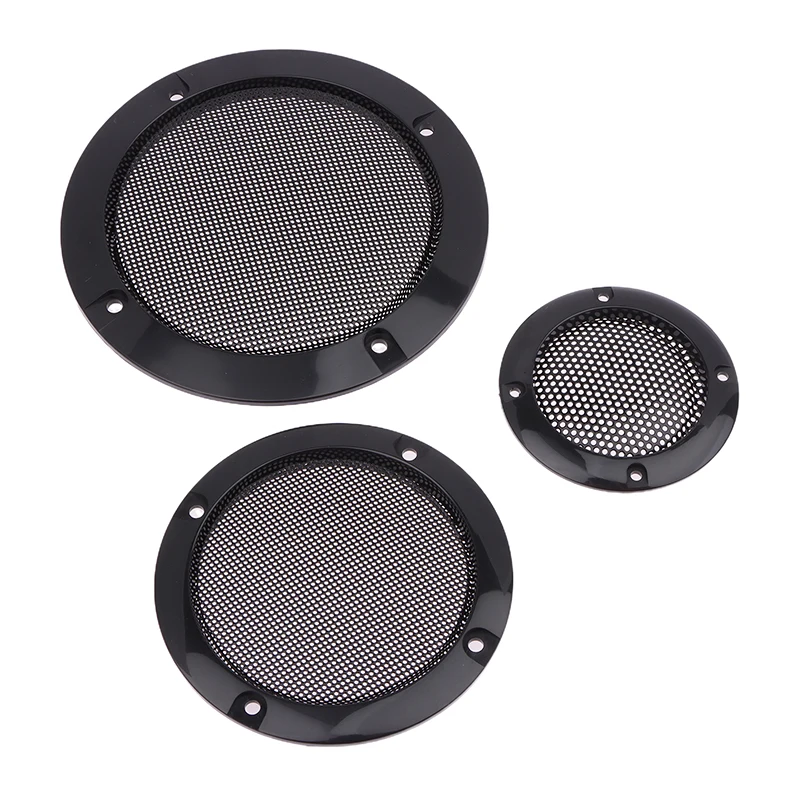 2/3/4/5/6.5/8 Inch Speaker Net Cover Car Home Loudspeaker Mesh Enclosure Speakers Plastic Frame Metal Iron Wire Grilles