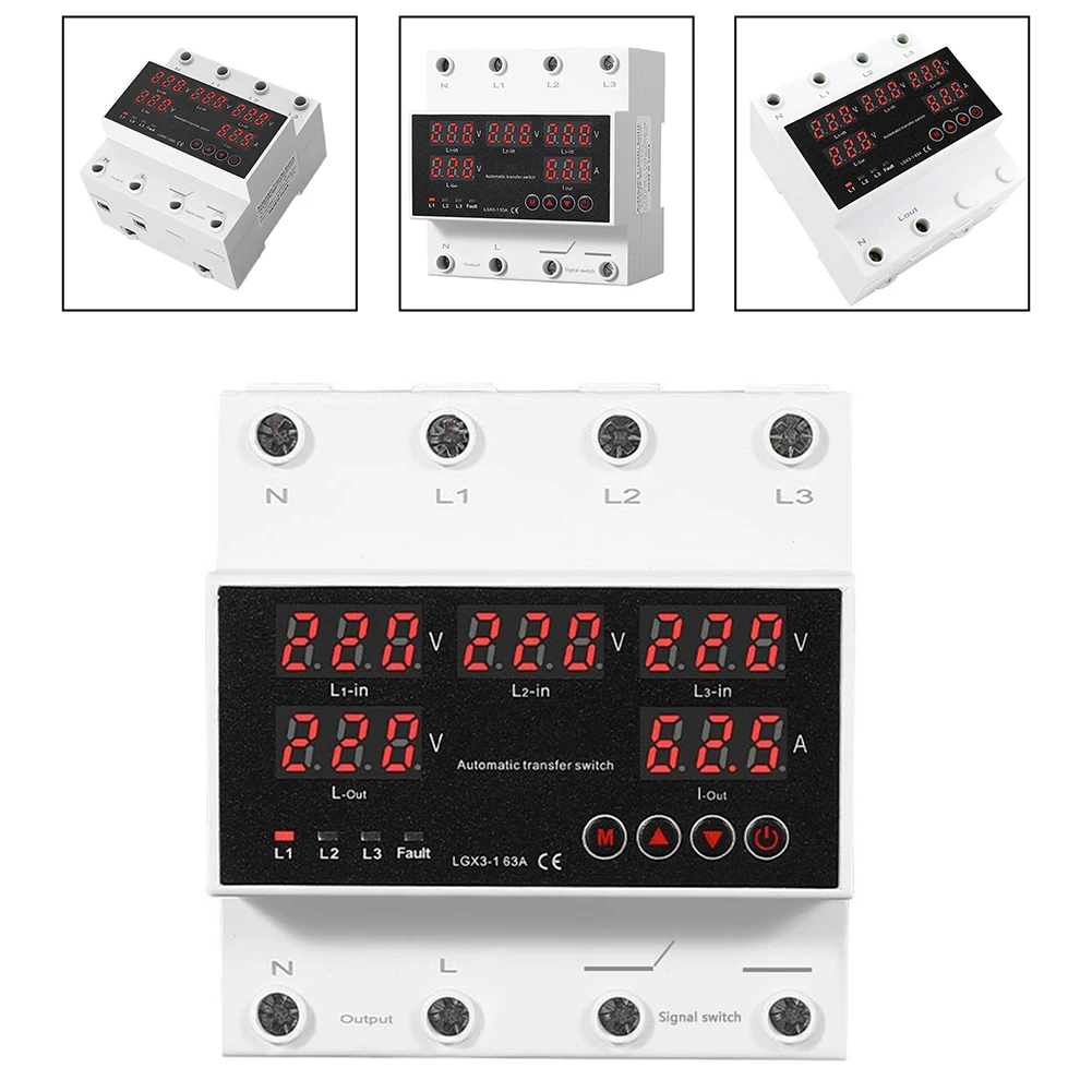 Home Power Solution Transfer Switch Voltage Protector Appliance Safety System Real-Time Monitoring Seamless Power Switching