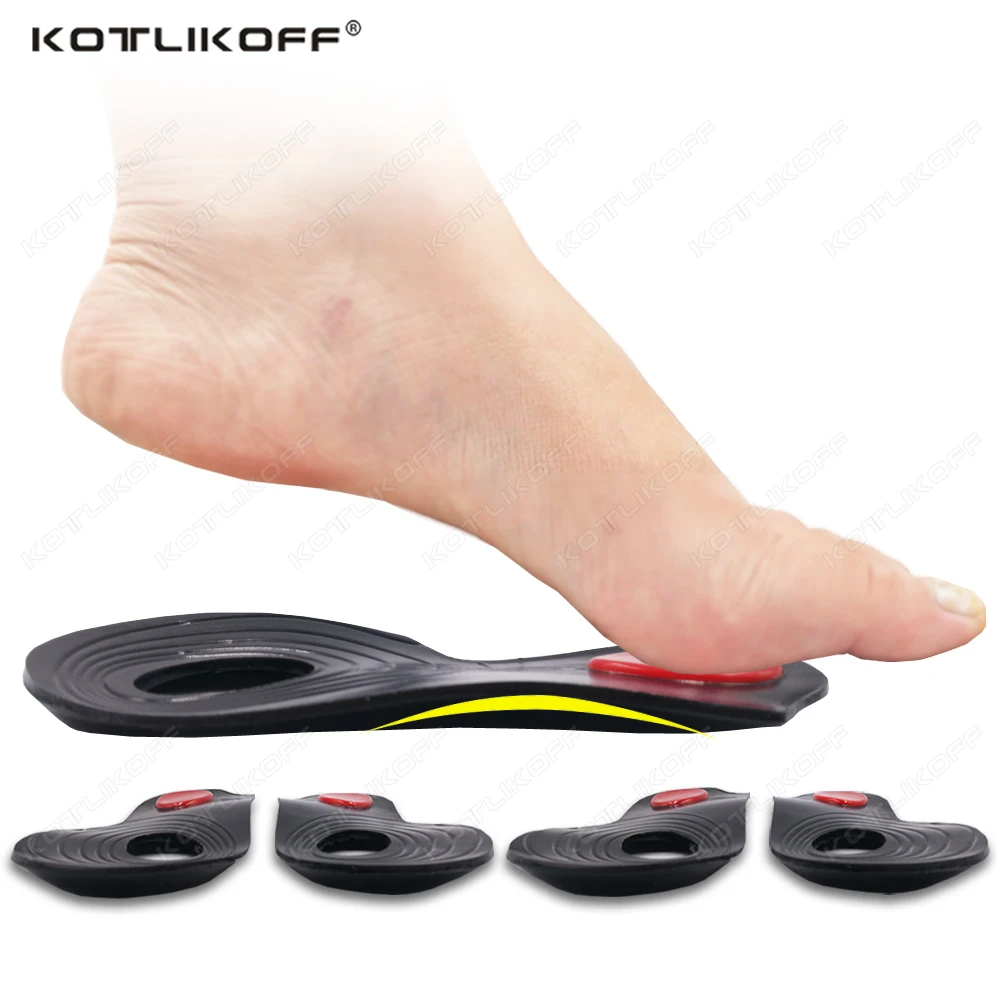 KOTLIKOFF – semelles orthopédiques unisexes, jambes de bœuf, Cubitus Varus, soutien de la voûte plantaire, douleur au talon, soulagement de la fasciite plantaire, coussinets auto-adhésifs