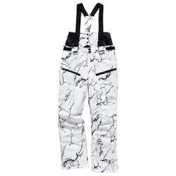 Monos de Snowboard para adultos, pantalones cálidos de esquí para invierno, ropa fría para mujer, pantalones deportivos de esquí alpino impermeables a prueba de viento para hombre 2024