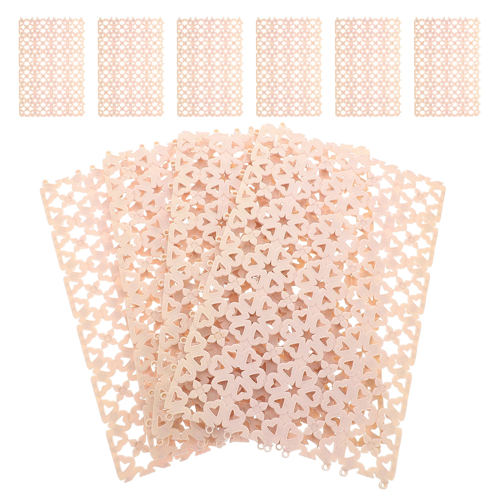

10pcs Rabbit Cage Mat Durable Plastic Flooring Water Leak Proof Easy Install Foot Pad For Bunny Dog Cat Cage Litter Tray Floor