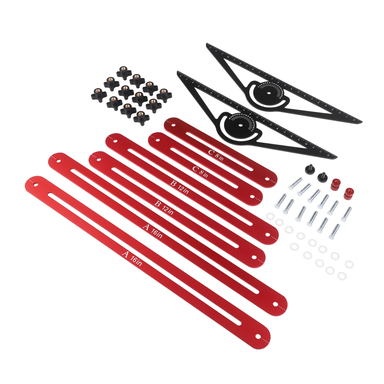 

Adjustable Stops 16 Inches To 60.1 Inches Measuring Jig CNC Anodized Finish Electroplated Markings Long-lasting Use