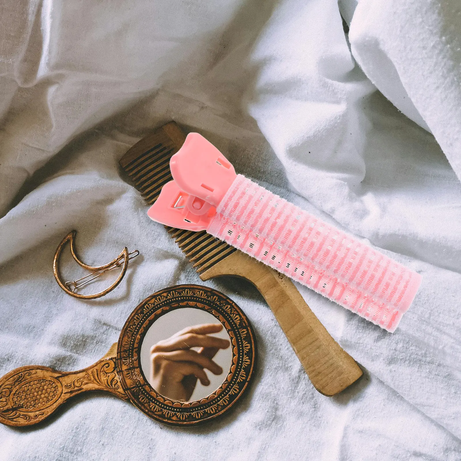 

4 Pcs Hair Clips Curly Tools Care Roots Natural Bangs Curler Volumizing for Volume Accessories