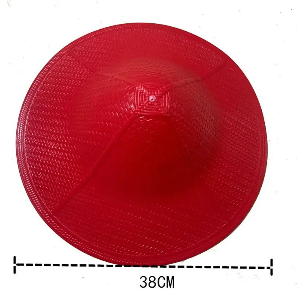 6 colori cappello per bambini per bambini di alta qualità 38cm 1 giugno cappello di plastica per la prima fase cappello da scuola materna per bambini puntelli da ballo cappelli