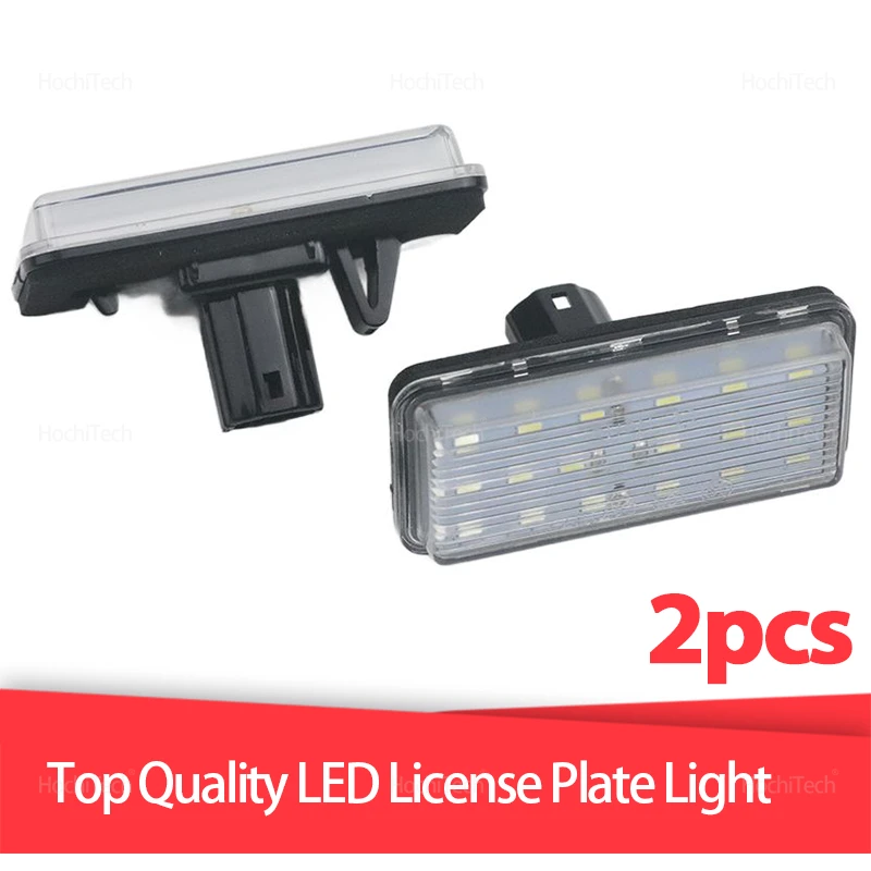 

For Toyota Land Cruiser/Prado Reiz/Mark X J100 120 200 2x Car Rear LED SMD License Number Plate Light Lamp for Lexus LX470 GX470