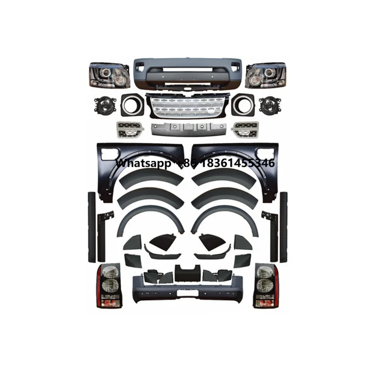 

Discovery 3 2005-2009 Upgrade To 2014-2016 Discovery 4 BodyKit LED Headlight Taillight Front Rear Bumper Body Kit For Land