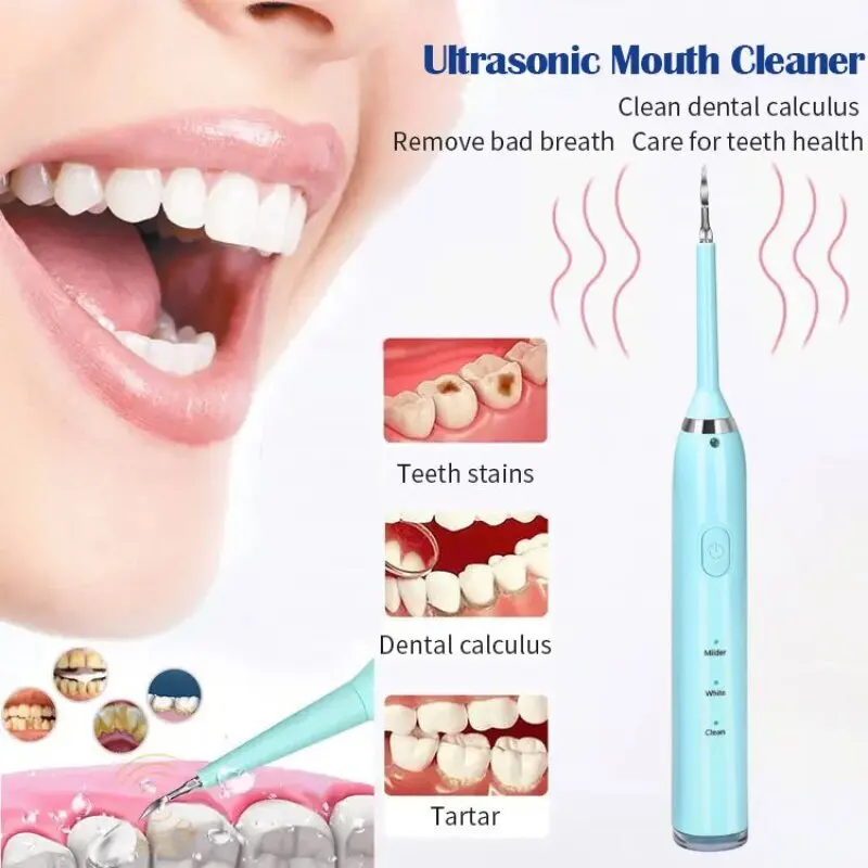 Electric Tooth Cleanser Tooth Care Ultrasound Toothstone Removal Device Sonic Floss