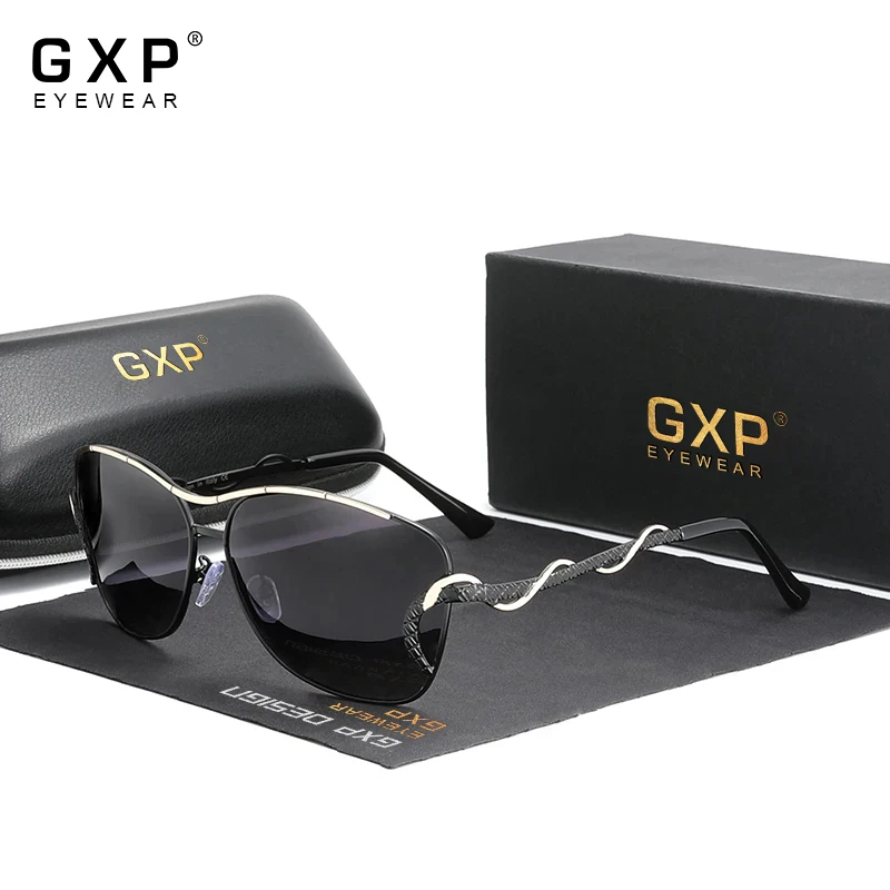 

GXP Retro Womens Sun glasses Polarized Gradient Lens Sunglasses Eyewear For Women Female ladies Accessories