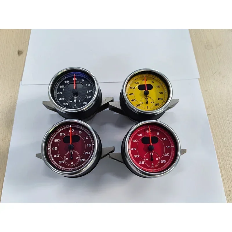 

New Applicable To Car Stopwatch Meter Clock For Macan 2014-2023 Interior Dashboard Time Electronic Timer Dial