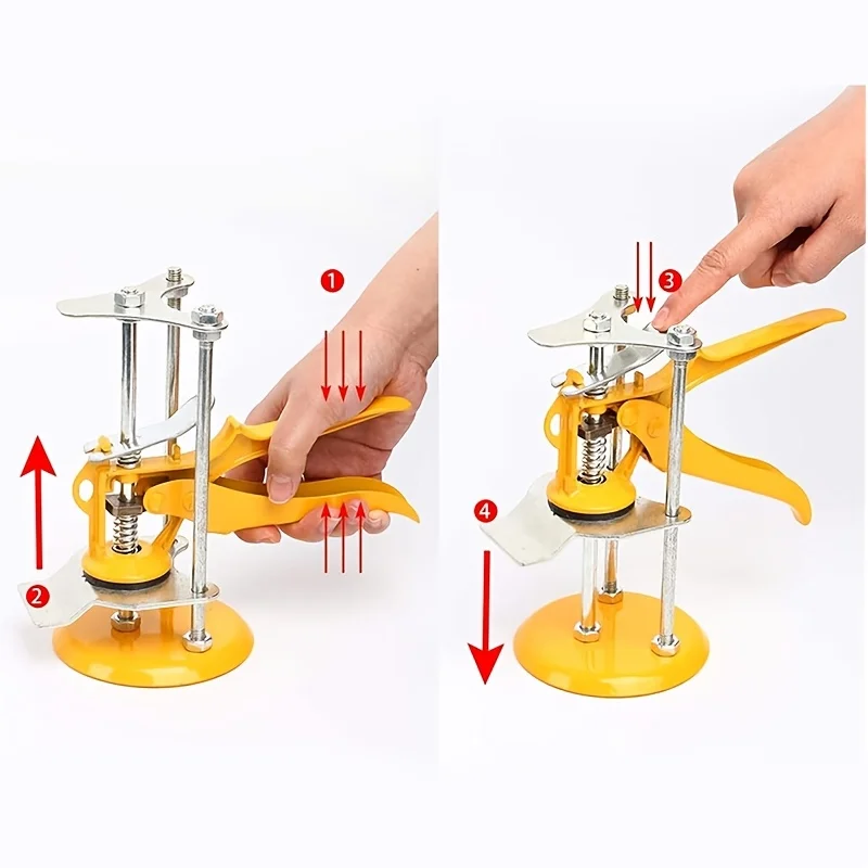 

Устройство для выравнивания керамической плитки (1 шт.), ручной подъемный инструмент, регулятор высоты, выравниватель для керамической плитки, строительный подъемник для плитки