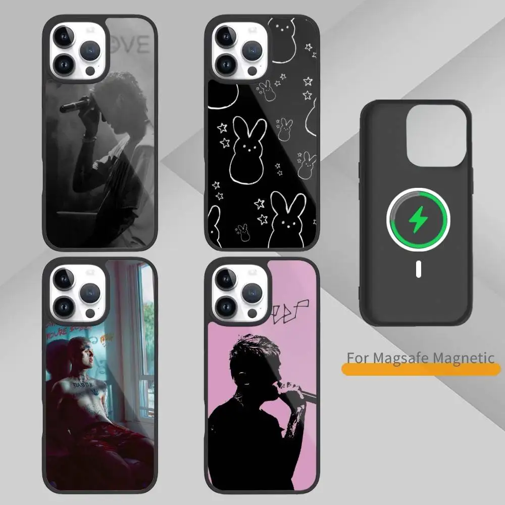 

Rapper Lil Peep Hell Bo Phone Case For iPhone17,16,15,14,13 Plus,Pro Max Magnetic For Magsafe Wireless Charging