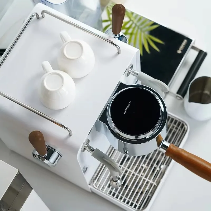 Small Stainless Steel Espresso Coffee Machine Semi-Automatic for Home Office Electric Power Source Concentrated Application