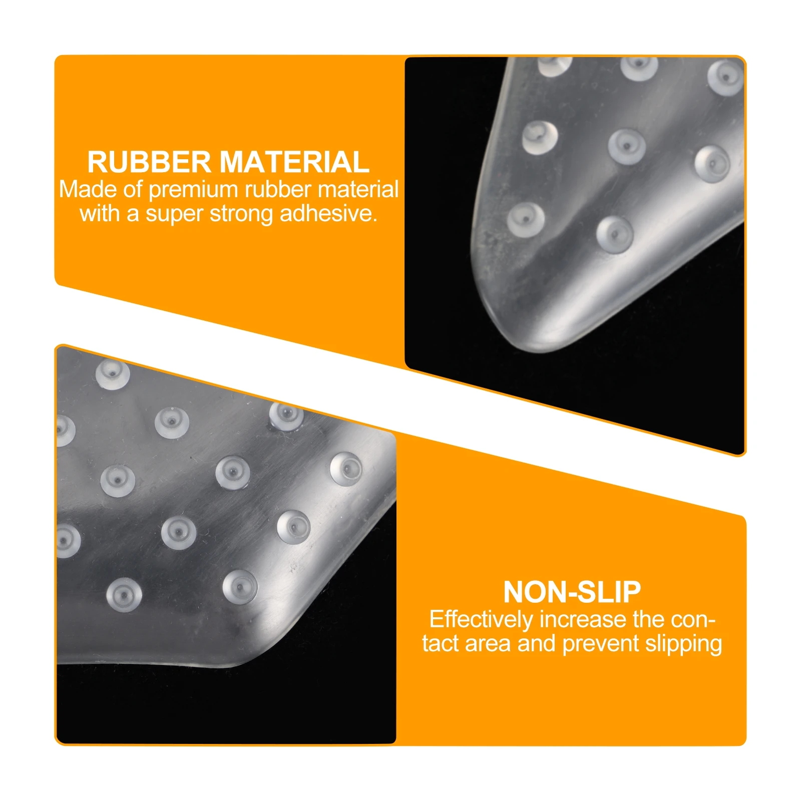 

Fuel Tank Fuel Tank Nonslip Traction Pads Sticker Eco-friendly Rubber Motorcycle Pads Nonslip Traction Protector Gas Pad