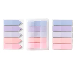 1 Stuks Transparante Kleur Index Stickers Lade Blok Pijl Type Plakbriefjes En Memo Pad Zelfklevende Dagboek School