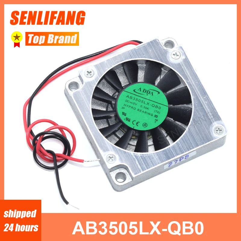 

FOR ADDA AB3512MX-QB0 AB3505LX-QB0 DC 5V 0.10A 35X35X07MM 2-Wire Server Square Blower Fan