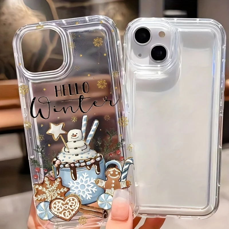 Christmas-themed phone case，Suitable for iPhone 17, 16, 15, Plus, Pro, Max series of mobile phones - for use as a gift - náhled 3