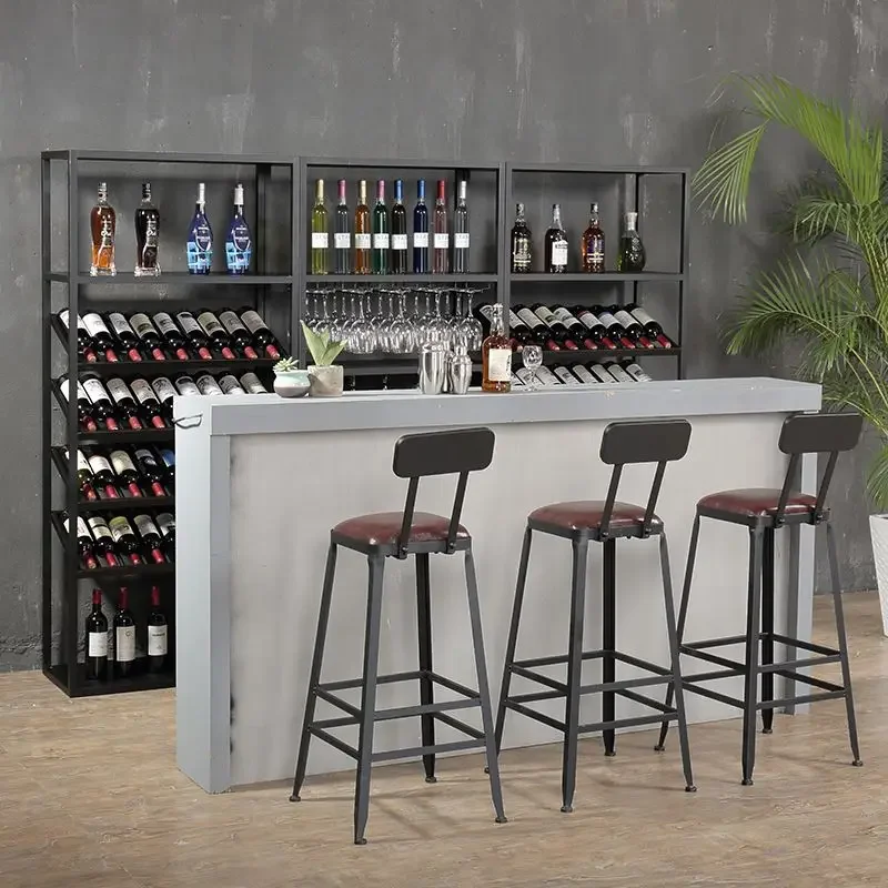 Pendurado Wine Racks para loja, alta grande exibição de vinho moderno, organizador preto, despensa vertical, móveis Weinregal