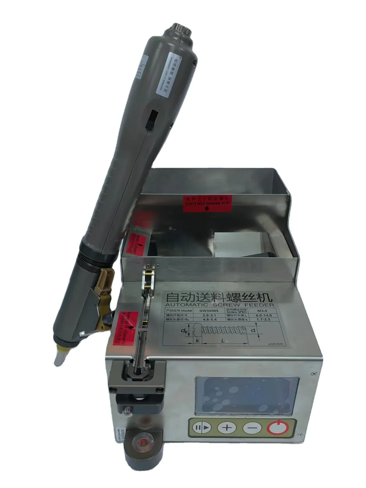

M1-M6 Automatic feeding manual screw fastening equipment for assembly products