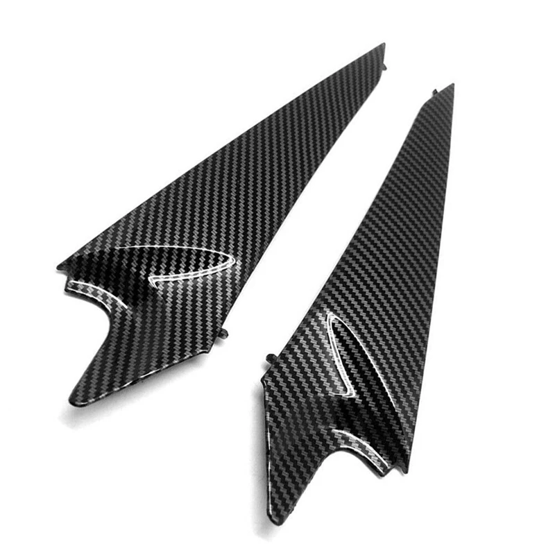 1 Pair Motorcycle Gas Tank Side Trim Cover Fairing Carbon Fiber Pattern ABS For SUZUKI GSX-R GSXR 600 750 2008 2009 2010