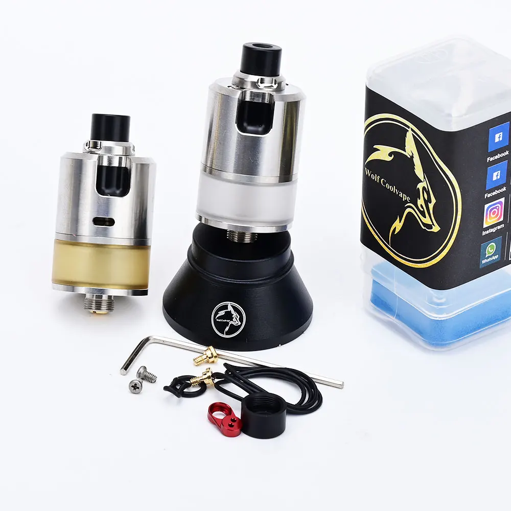 Wolfcoolvape- rdta Wolfcoolvape 316ss 22 mtl dtl rdta atomizer tank for coils & atomizers - gallery image 4