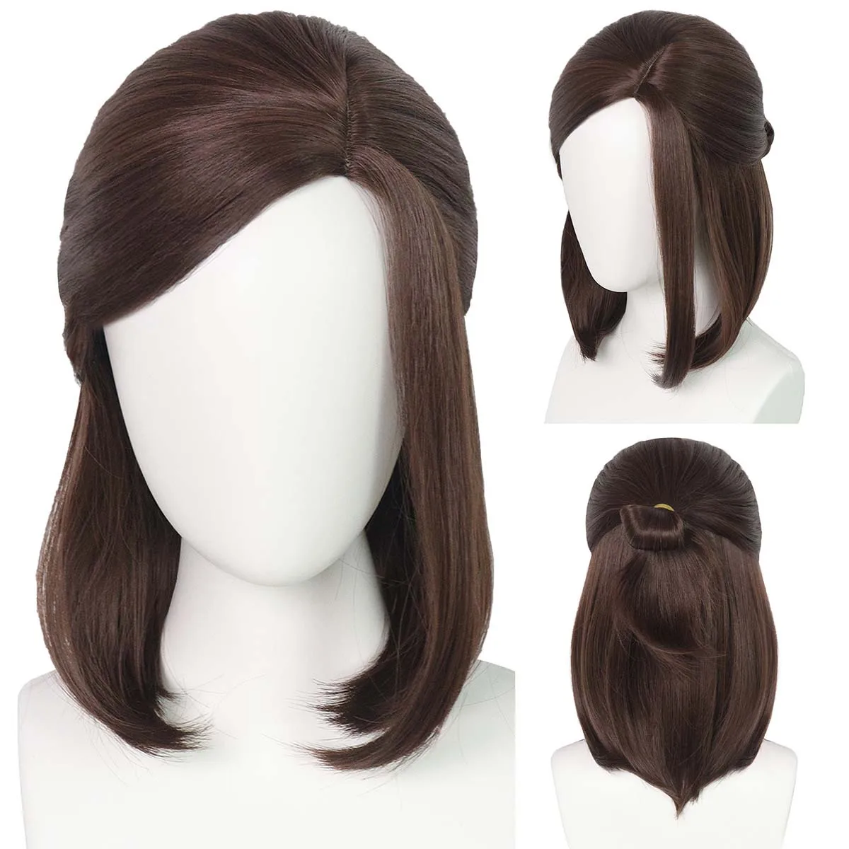 

Высококачественный короткий коричневый парик для женщин в стиле Элли для косплея на Хэллоуин