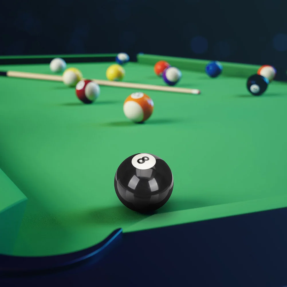 

Billiards Black Eight Ball Wear-resistant Cue Table Accessories The Resin Replaceable