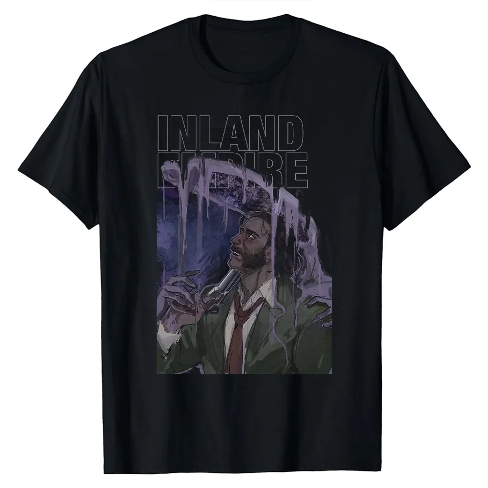 

Inland Empire Harrier Du Bois Retro Gift T shirt for Music fans All size Tops Disco Elysium Graphic Clothes RPG videogame Tee