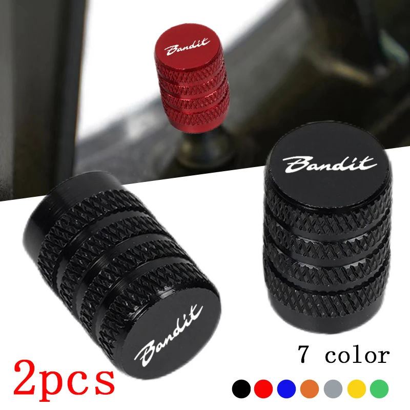 Couvercle de tige de Valve de pneu, 2 pièces, accessoires de moto pour Suzuki GSF 250 600 600S 650 650S 650N 1200 1250 Bandit 650S