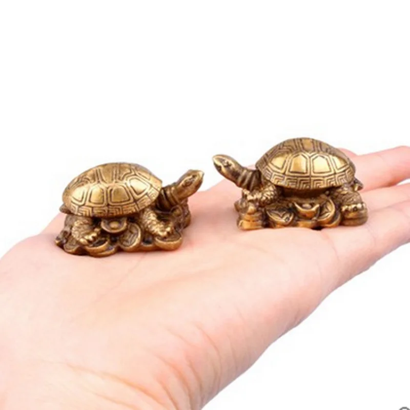Ware Money Extra Small Copper Turtle Decoration Crafts