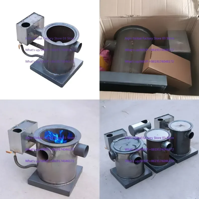 Waste Oil Heater Steel Waste Engine Oil Burning Stove High Efficiency Outdoor Garage Workshop Heating Furnace Combustion
