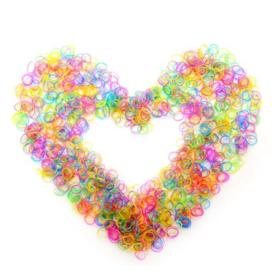 

Универсальные сменные ленты, упаковка из 12 000 блестящих резинок в стиле 1 с 50 S-образными зажимами