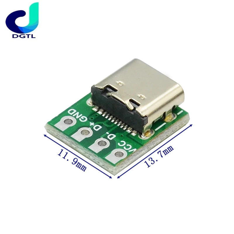 High Current Power Conversion Board, USB3.1, 16P a 2.54, conectado em ambos os lados da TYPE-C Motherbase Test Board