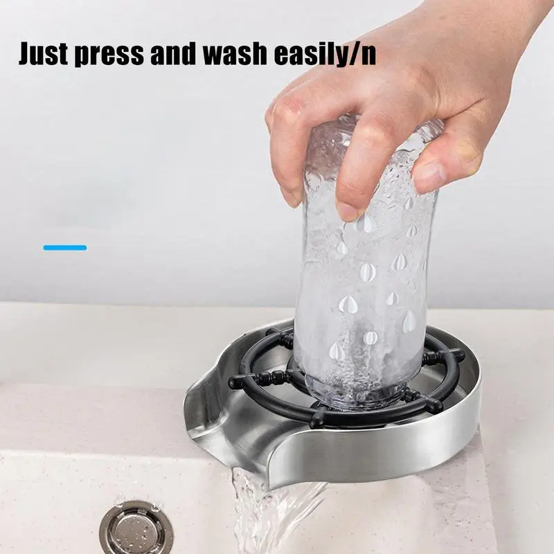 Bottle Washer For Sink High-pressure Cup Washer Glass Washer For Sink Kitchen Sink Accessories For Washing Baby Bottle Glass Cup