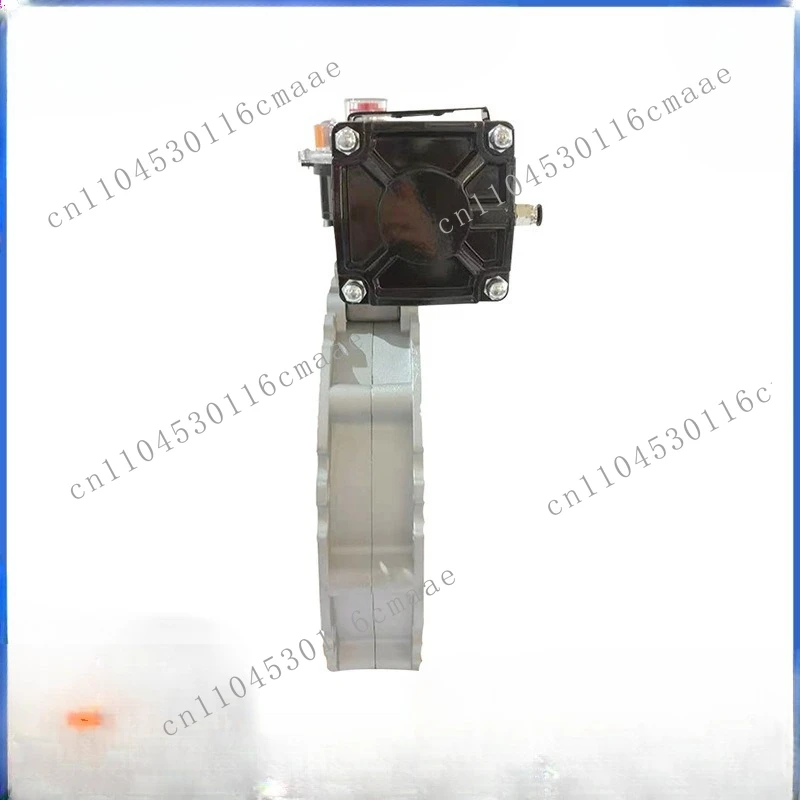 Pneumatic Dust Butterfly Valve V2FS Double Flange Wear-resistant Composite Plate Butterfly Valve Aluminum Alloy Cement Powder