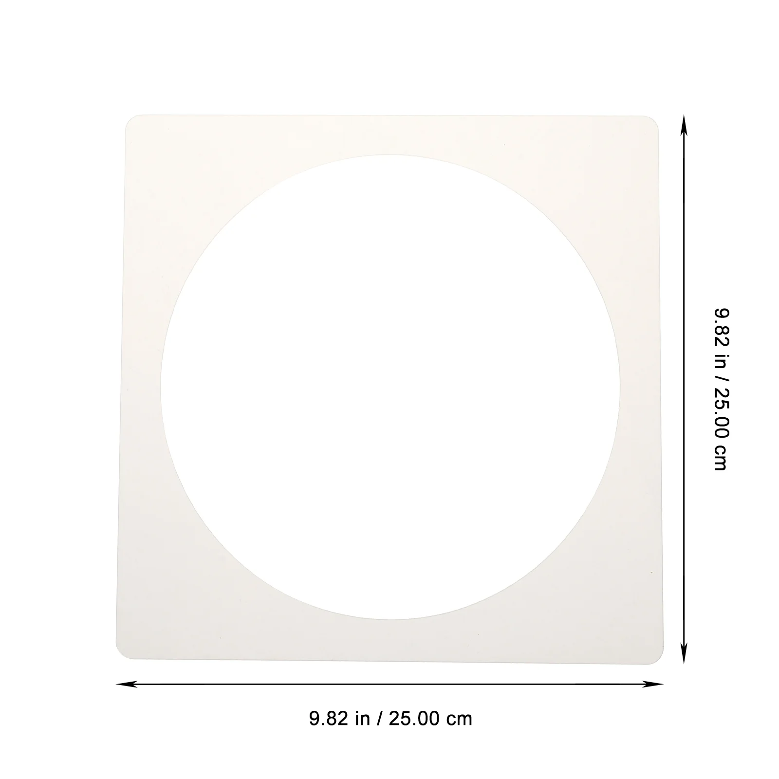 Plantilla circular de 8 piezas, moldes geométricos para tartas de tela, plantillas para pintar, plantilla de círculos grandes, plantilla de lunares,