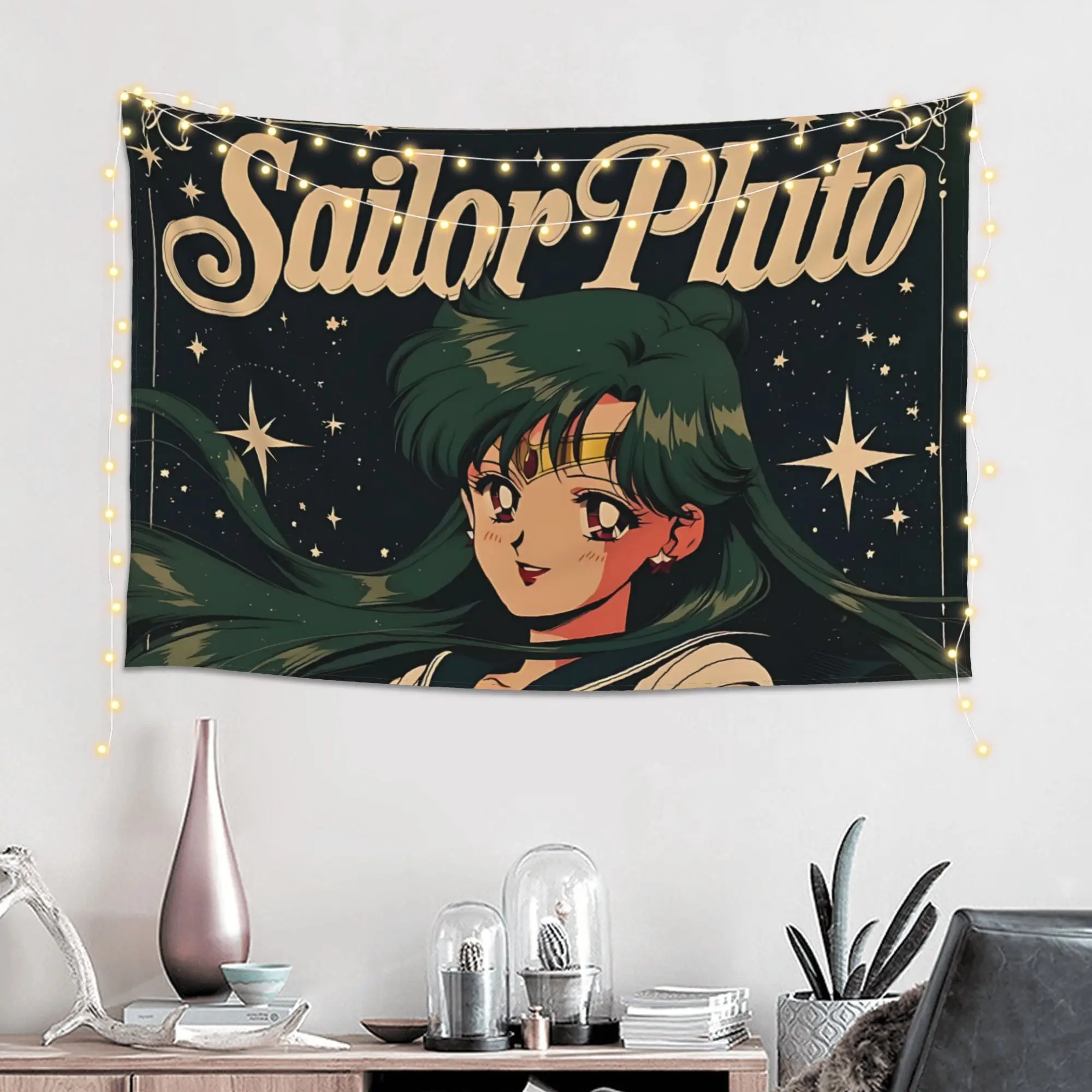 Cutecore Sailor Moons Tapestry Bedroom Decoration  Wall Hanging Blanket Tapestry Cool Stuff For Room