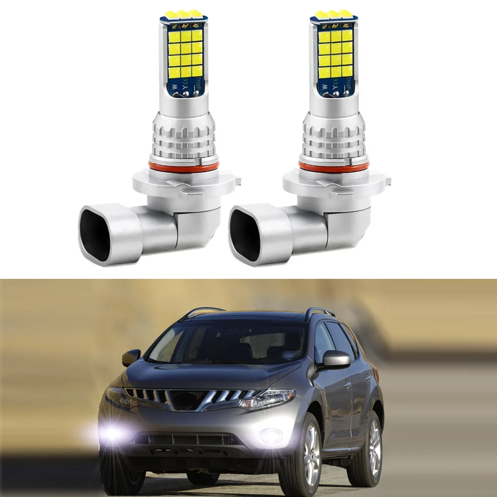 

2pcs Led Car Fog Lamp For Nissan Murano 2003 2004 2005 2006 2007 2008 LED Front Fog Light Bulb Canbus