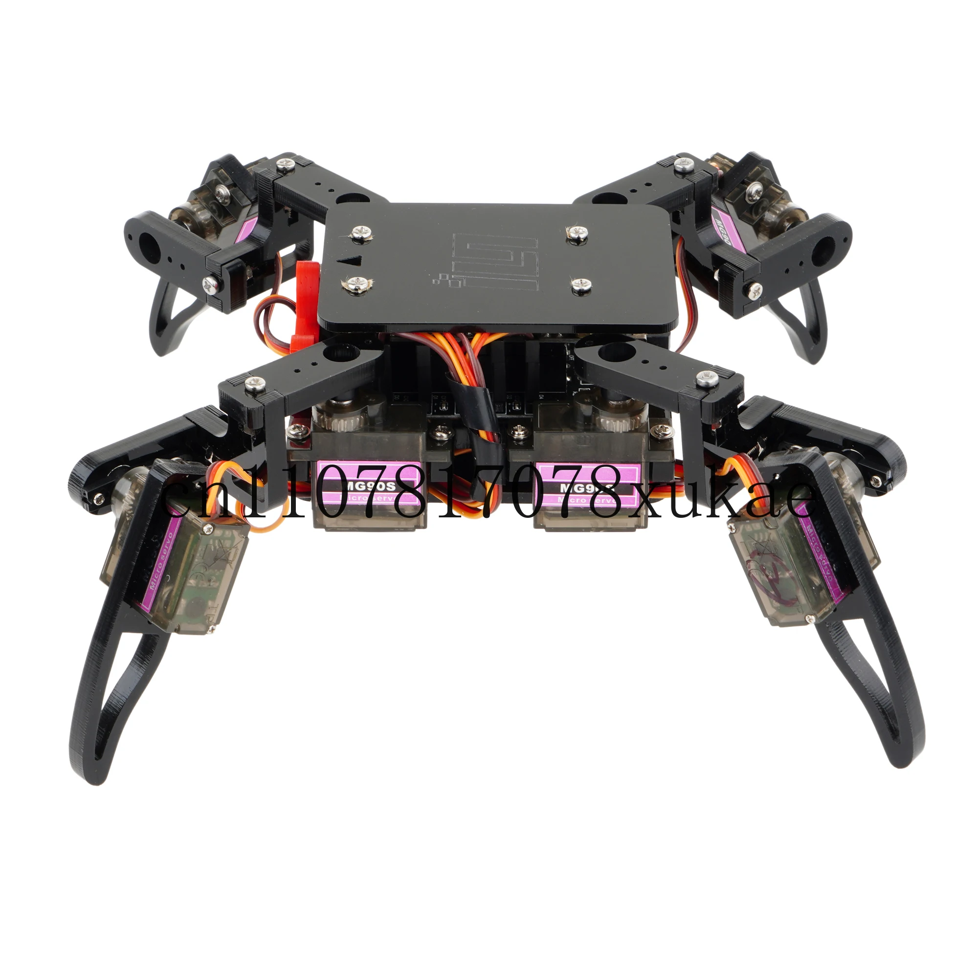 spider-quad-kit-compatibile-arduino-robot-stem-programmazione-educativa-acrilico-assemblaggio-fai-da-te