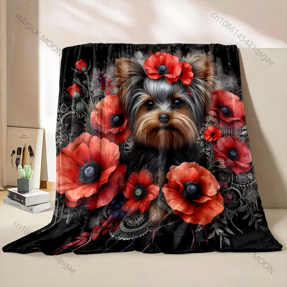 Yorkshire terrier e flores cob - Outdoor Kids Yorkshire avaliação e preço