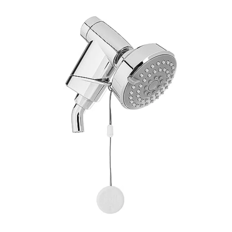 Wall Mount Fixed Showerhead in Chrome for Home Bath with TSV and 3-Spray Pattern 1.75 GPM Evolve Express