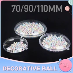 Moule de bombe de bain en plastique transparent, forme de coeur 3D, bricolage, décorations d'arbres de Noël, accessoires de bain, 1 pièce